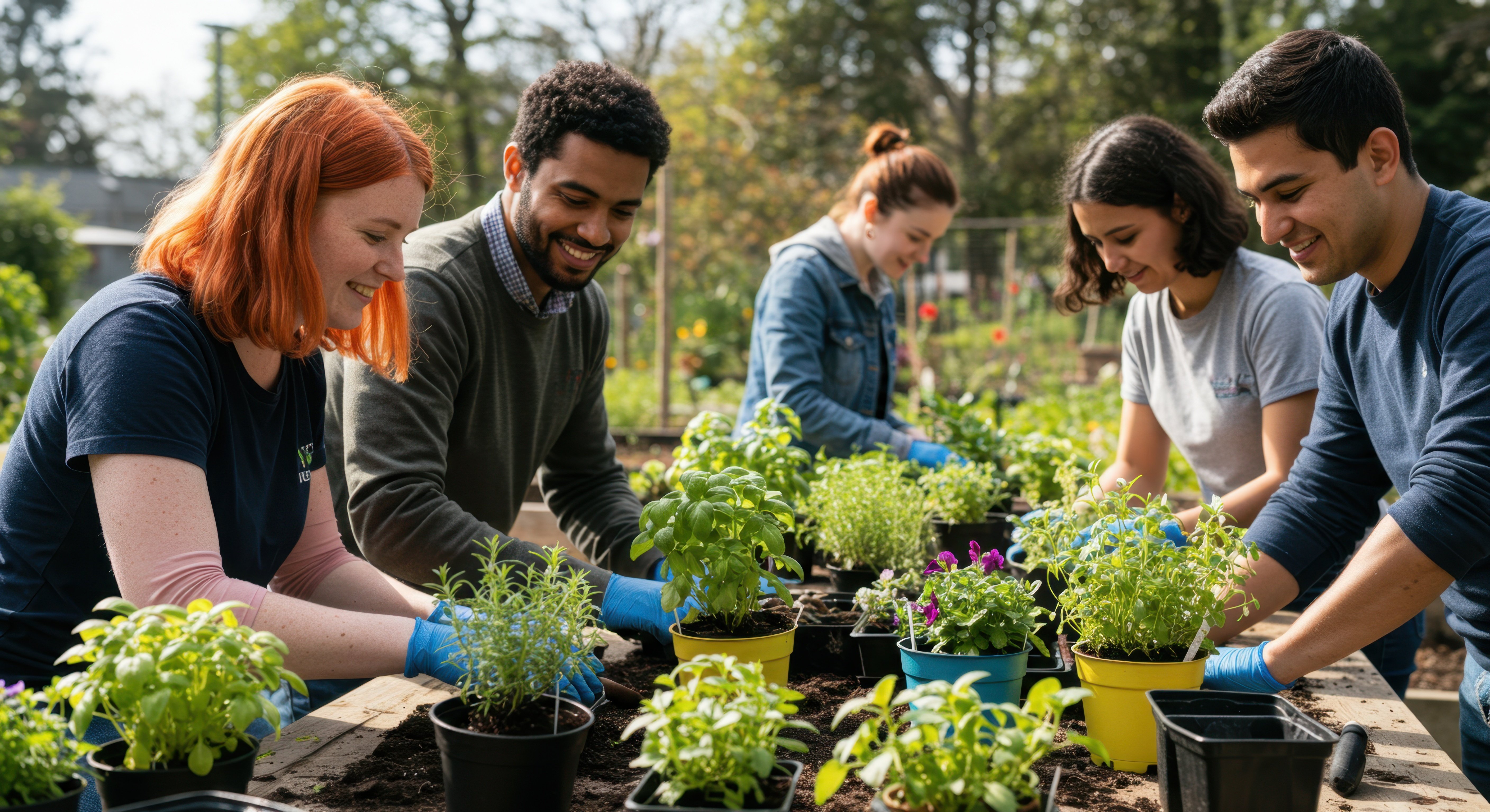 group gardening